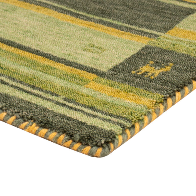 Tappeto Gabbeh - Softy - 90 x 60 cm - verde