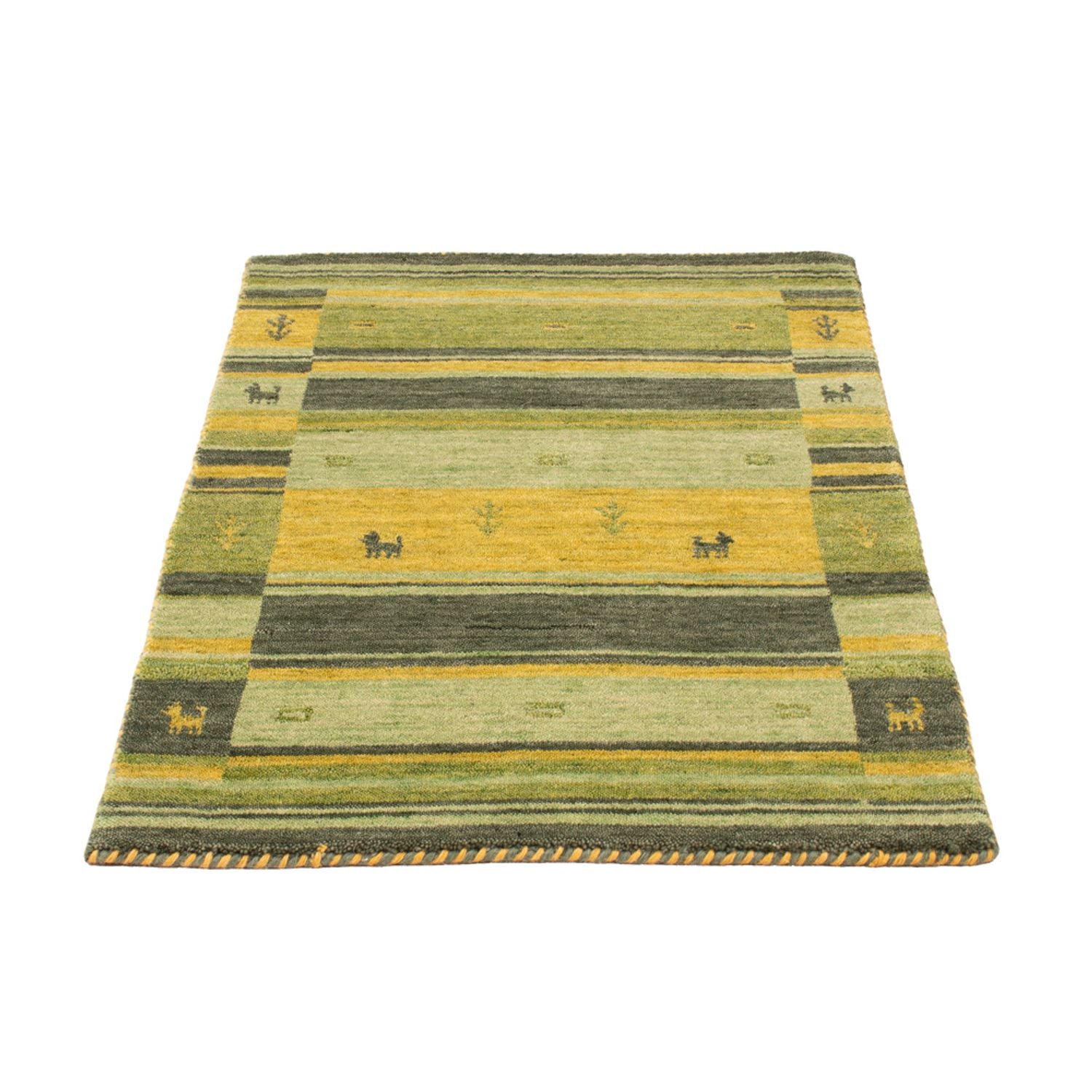 Tappeto Gabbeh - Softy - 90 x 60 cm - verde