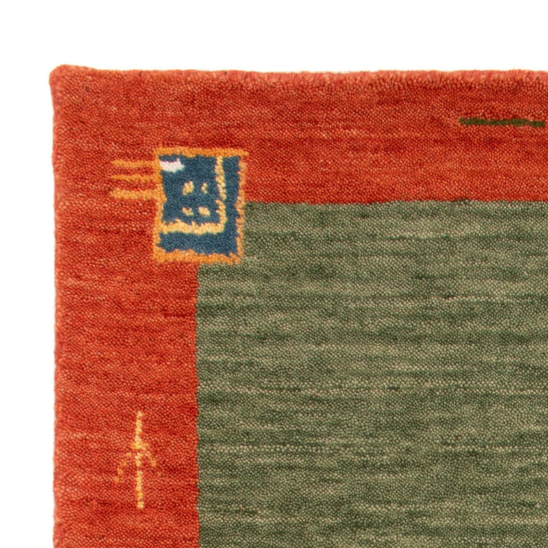 Tappeto Gabbeh - Softy - 90 x 60 cm - verde