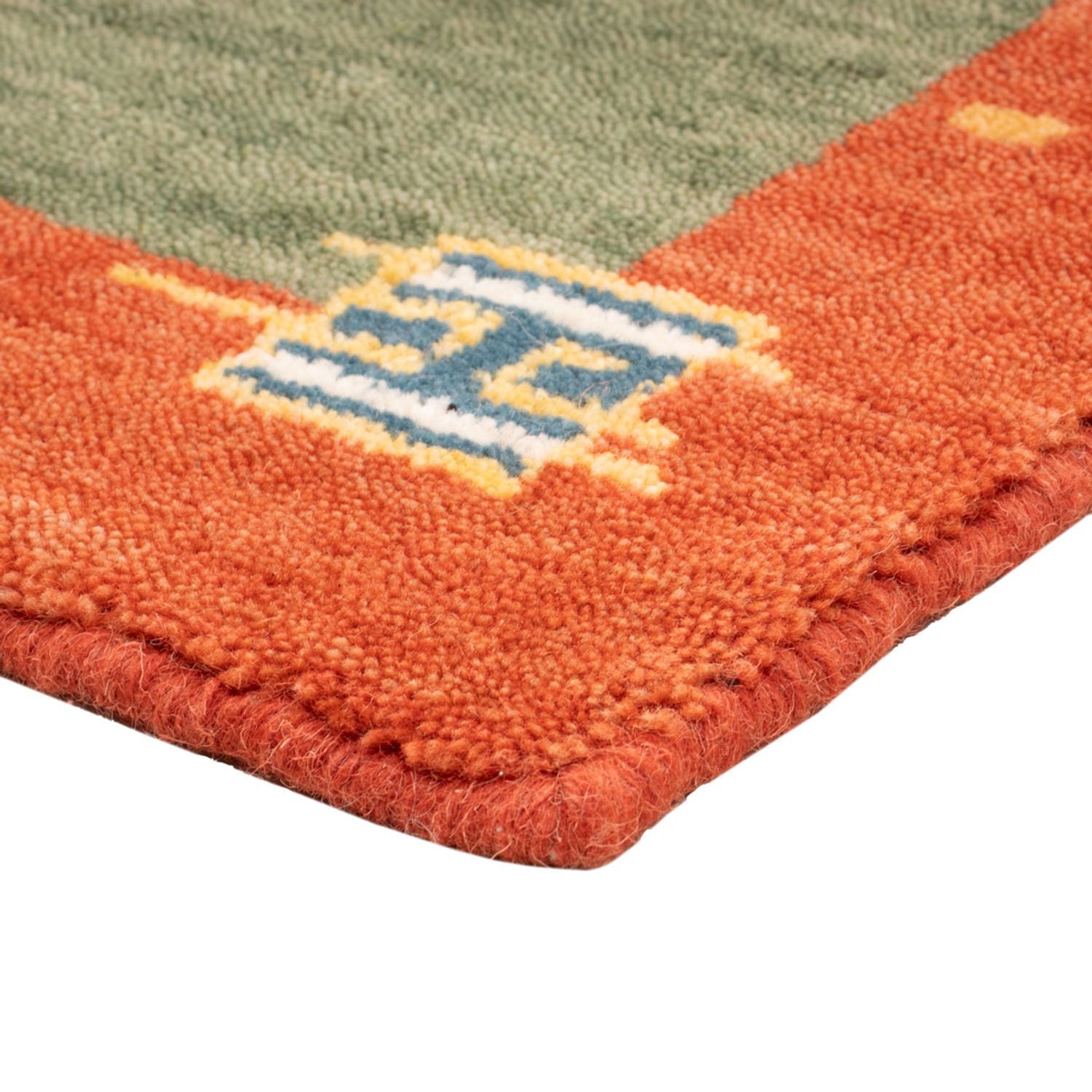 Tappeto Gabbeh - Softy - 90 x 60 cm - verde