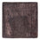 Tappeto di design quadrato  - 30 x 30 cm - antracite