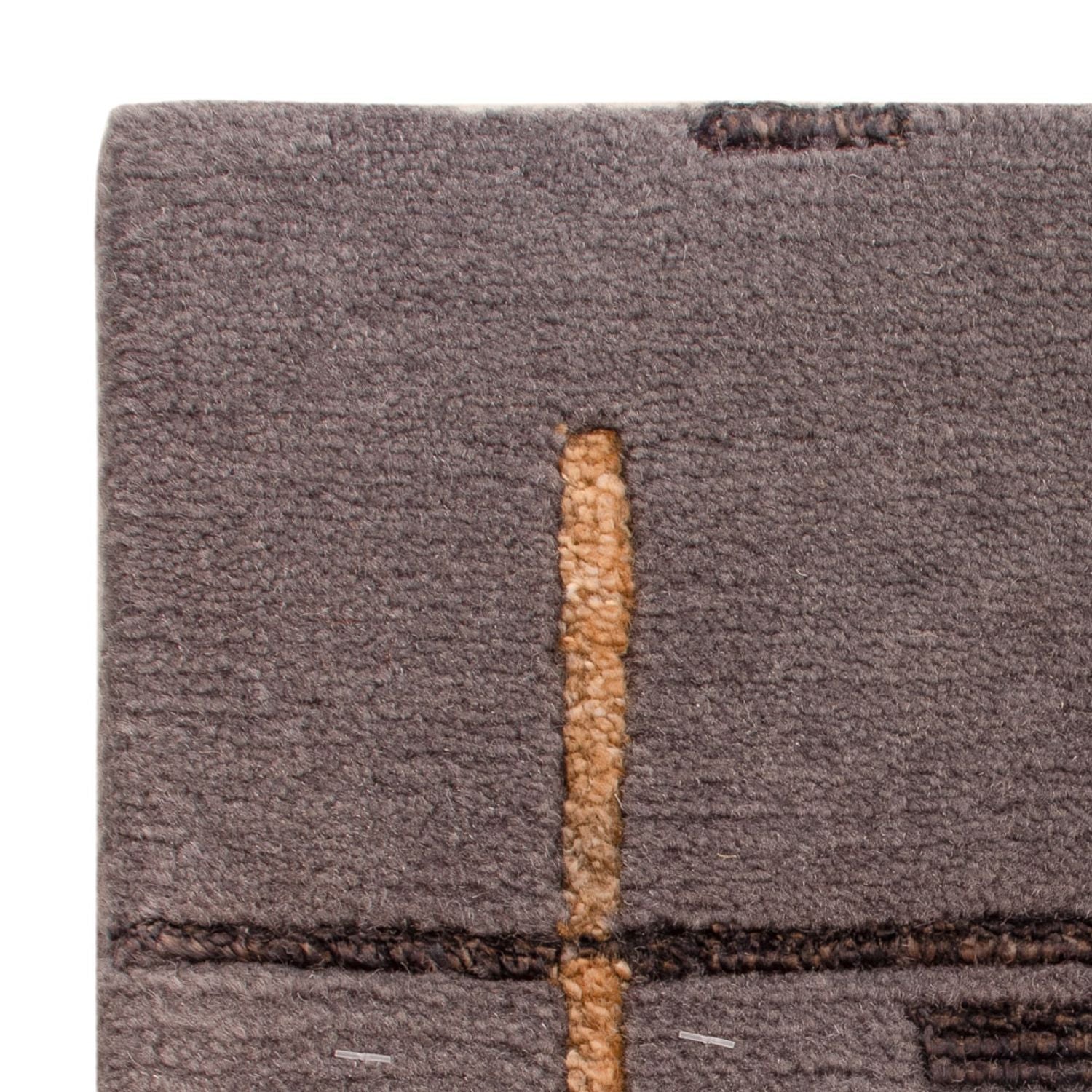 Tappeto di design quadrato  - 30 x 30 cm - grigio