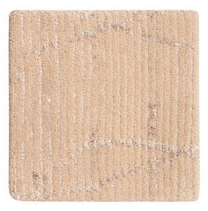 Tappeto di design quadrato  - 30 x 30 cm - bianco naturale