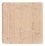 Tappeto di design quadrato  - 30 x 30 cm - bianco naturale