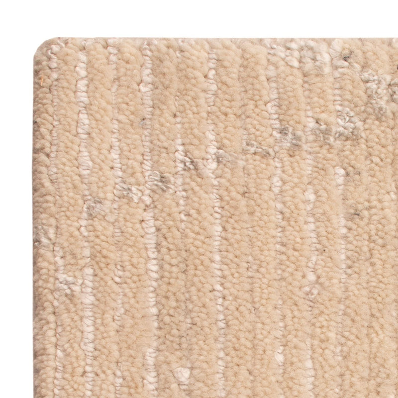 Tappeto di design quadrato  - 30 x 30 cm - bianco naturale