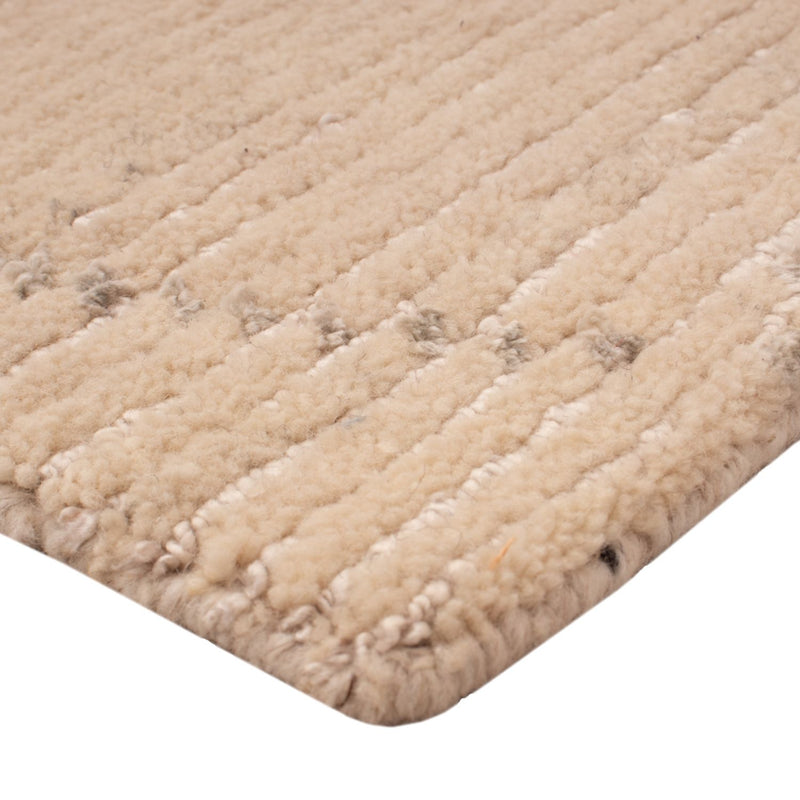 Tappeto di design quadrato  - 30 x 30 cm - bianco naturale