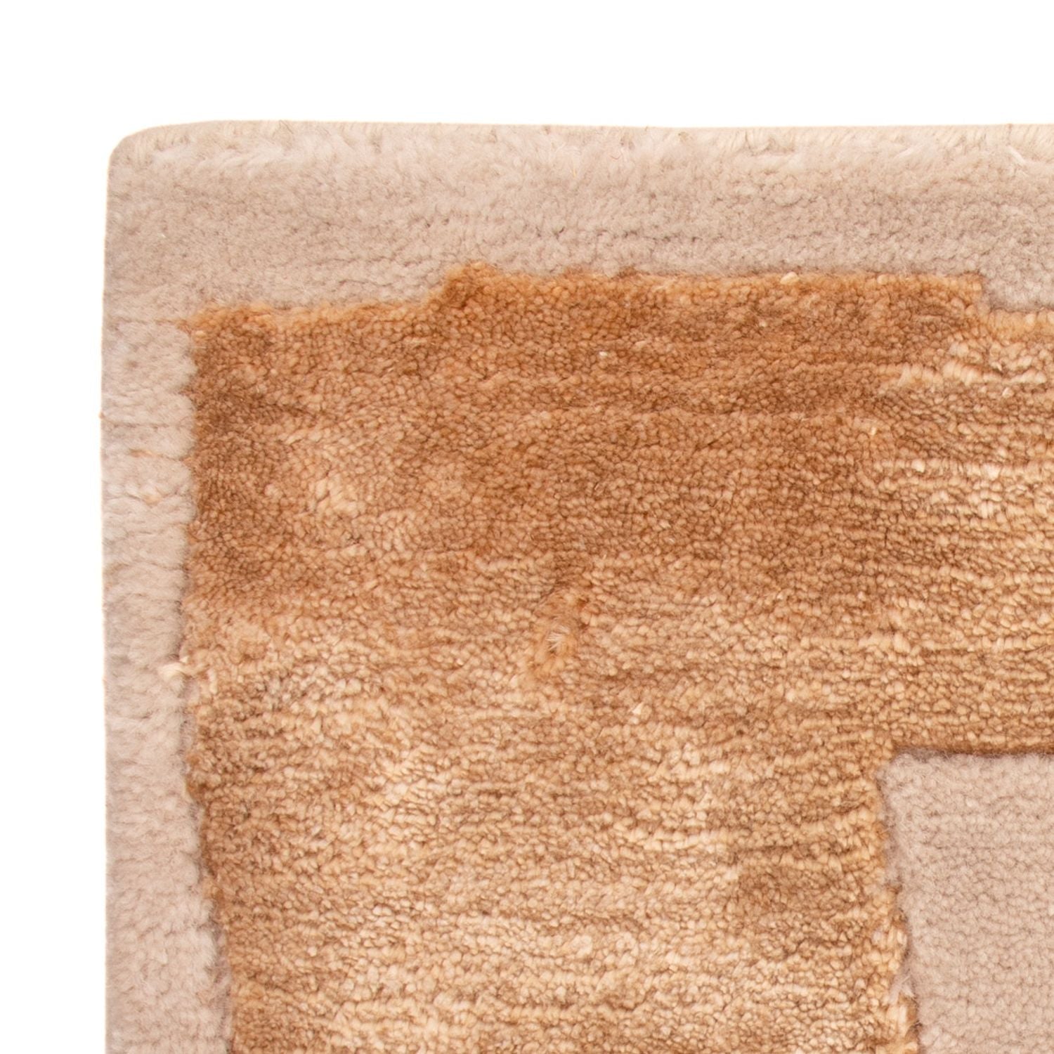 Tappeto di design quadrato  - 30 x 30 cm - oro scala