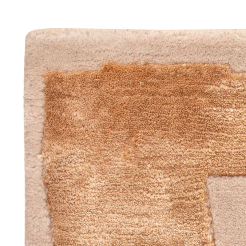 Tappeto di design quadrato  - 30 x 30 cm - oro scala