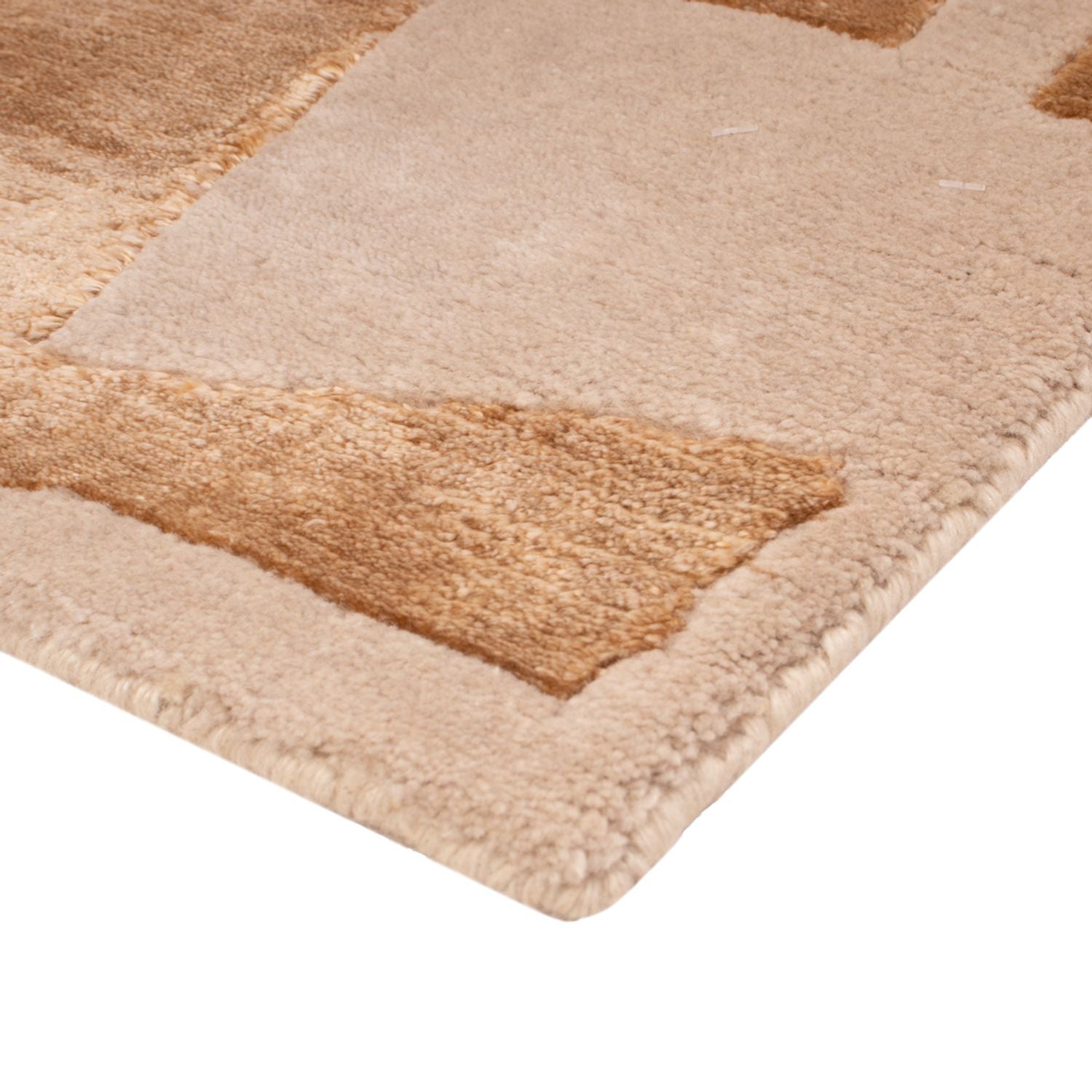 Tappeto di design quadrato  - 30 x 30 cm - oro scala