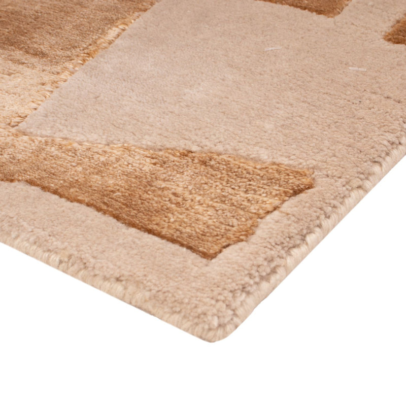 Tappeto di design quadrato  - 30 x 30 cm - oro scala