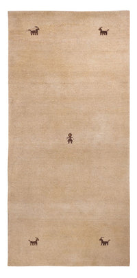 Tappeto corsia Tappeto Gabbeh - Softy - 200 x 80 cm - beige