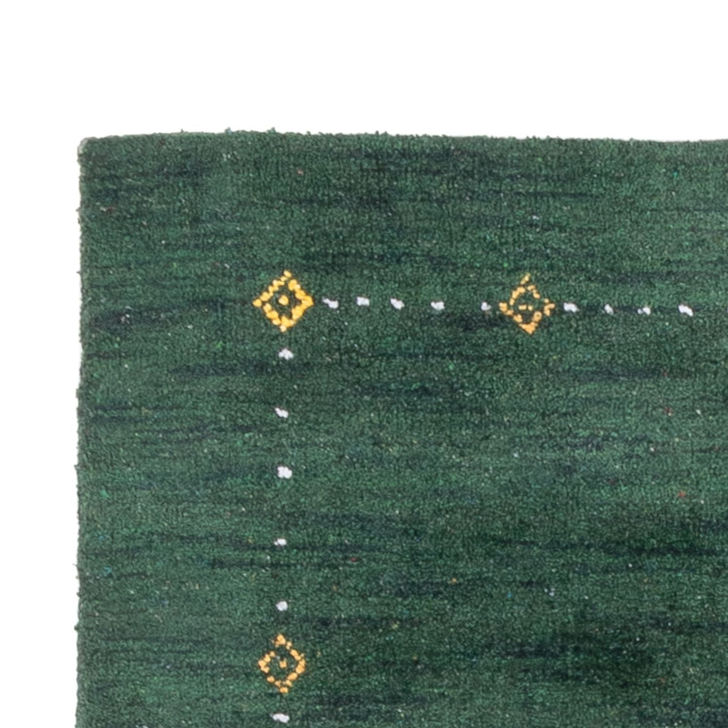 Tappeto corsia Tappeto Gabbeh - Softy - 300 x 80 cm - verde
