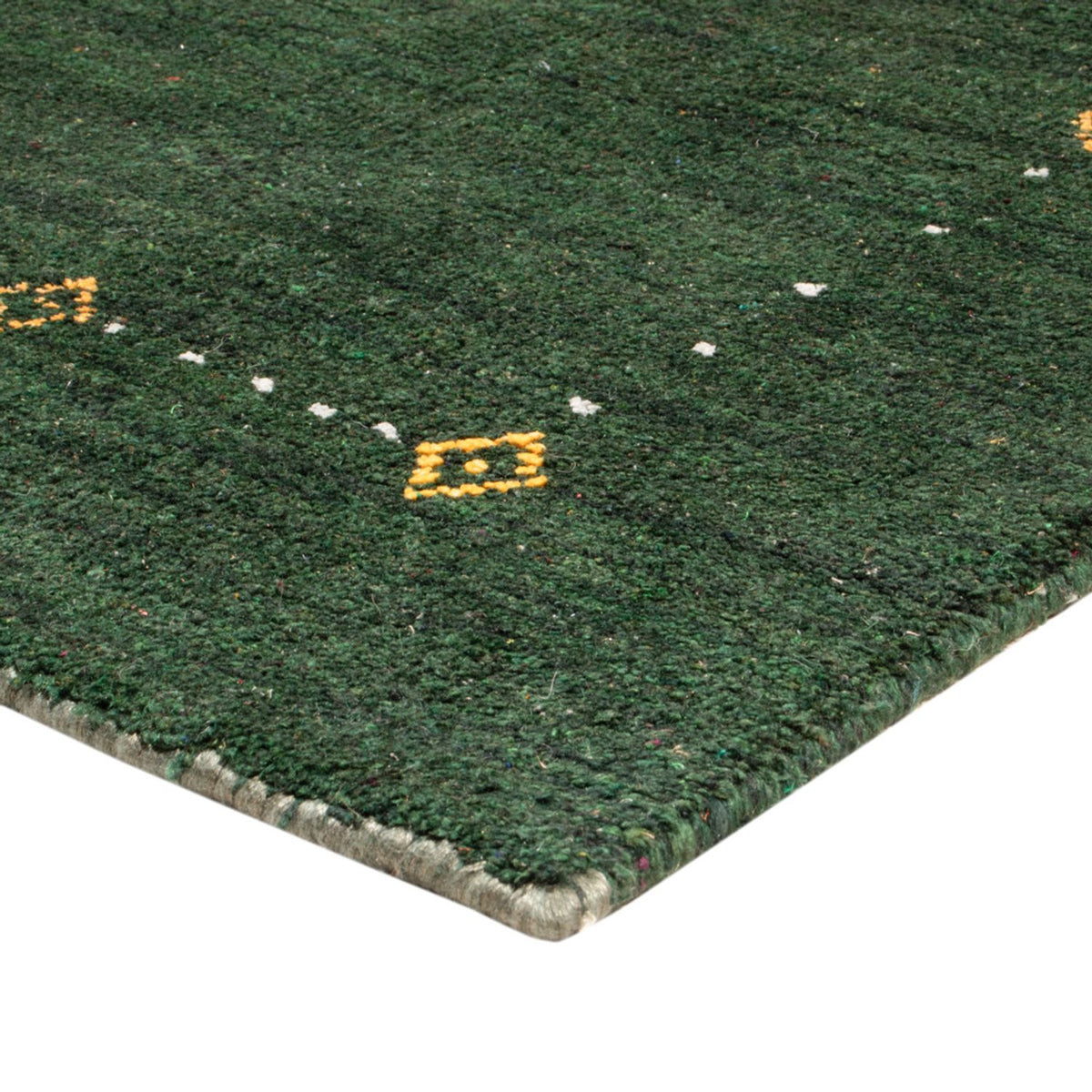 Tappeto corsia Tappeto Gabbeh - Softy - 300 x 80 cm - verde