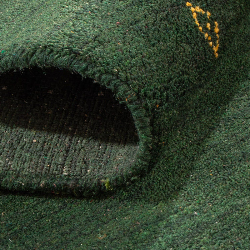 Tappeto corsia Tappeto Gabbeh - Softy - 300 x 80 cm - verde