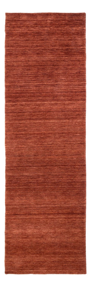 Tappeto corsia Tappeto Gabbeh - Loribaft Softy - 300 x 80 cm - marrone