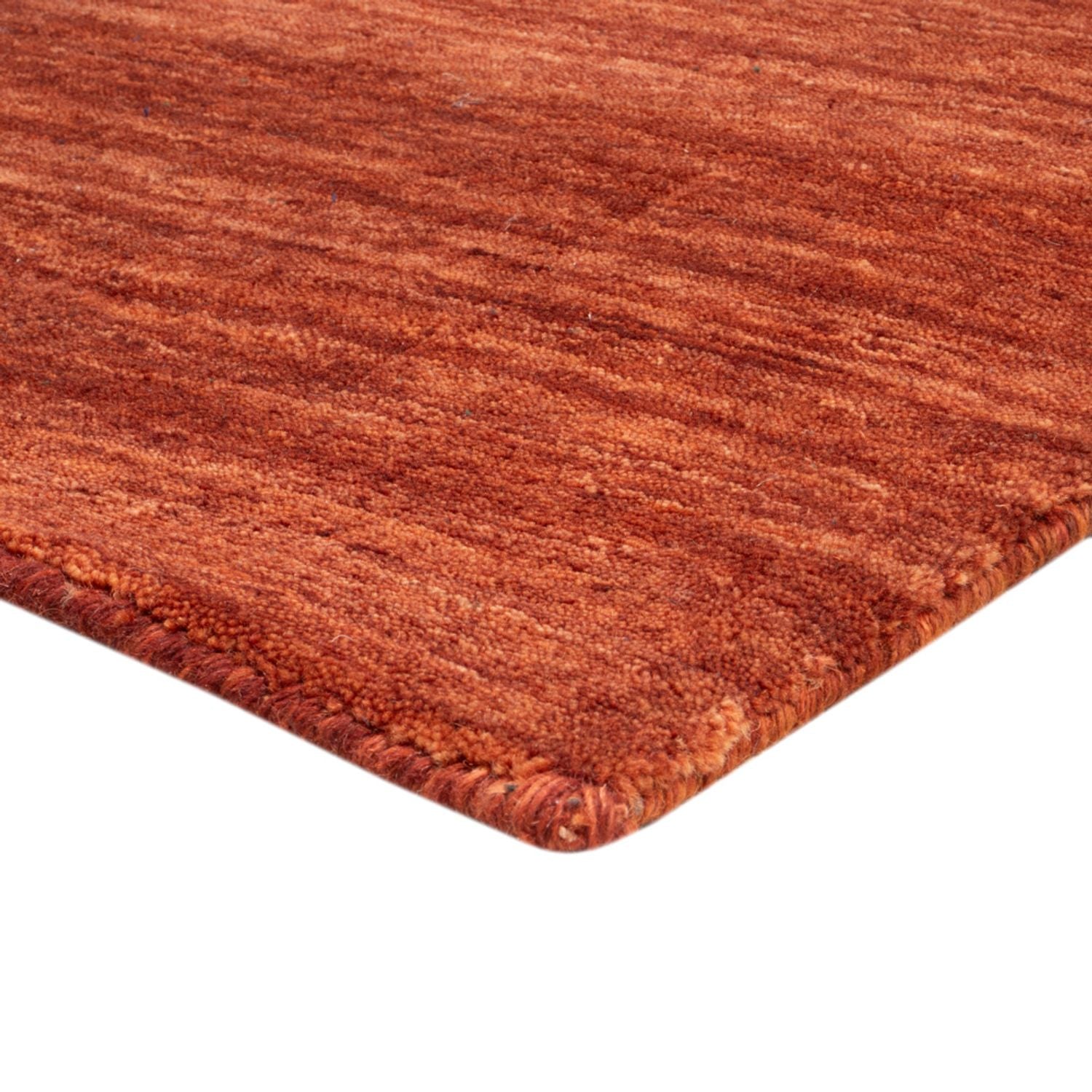Tappeto corsia Tappeto Gabbeh - Loribaft Softy - 300 x 80 cm - marrone