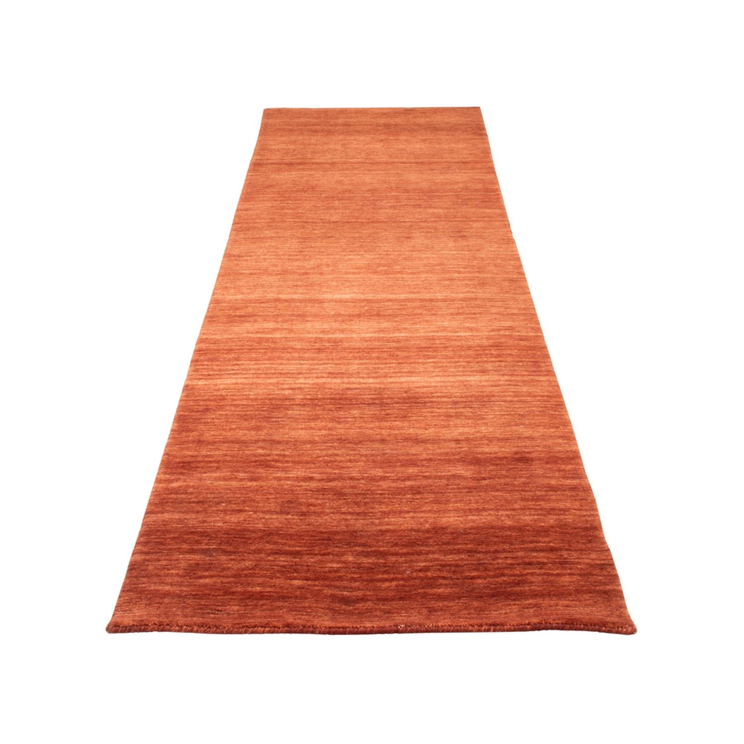 Tappeto corsia Tappeto Gabbeh - Loribaft Softy - 300 x 80 cm - marrone