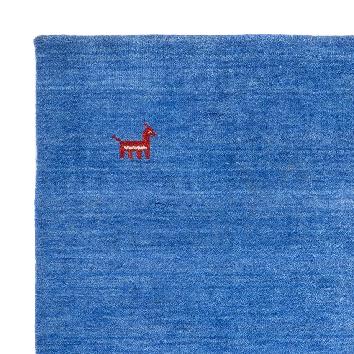 Tappeto Gabbeh - Softy quadrato  - 150 x 150 cm - blu