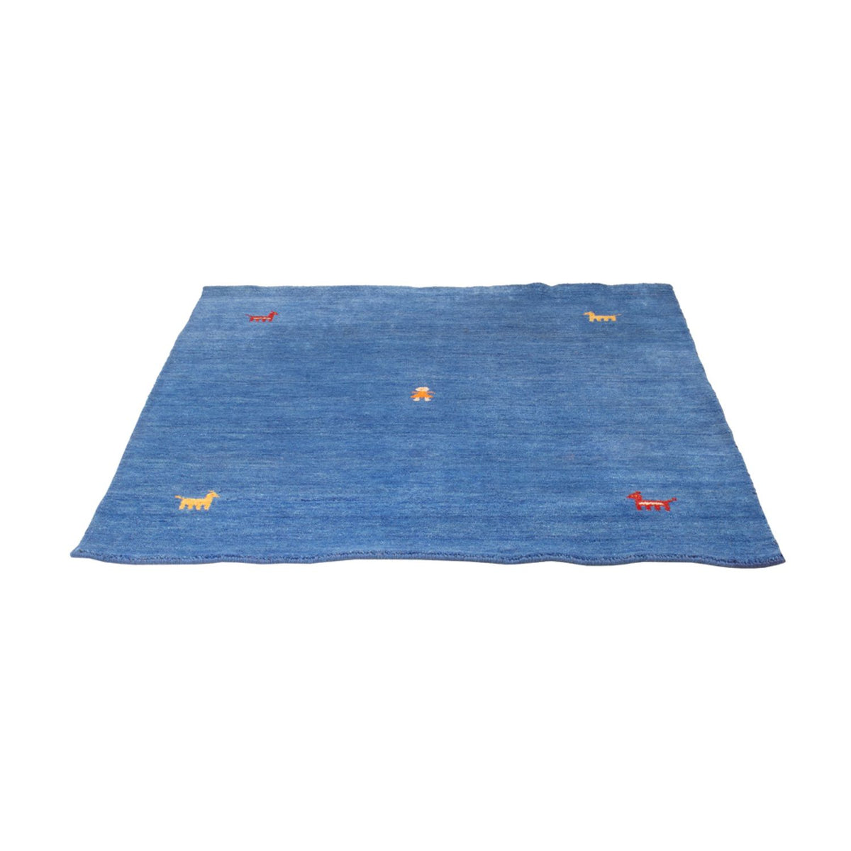 Tappeto Gabbeh - Softy quadrato  - 150 x 150 cm - blu