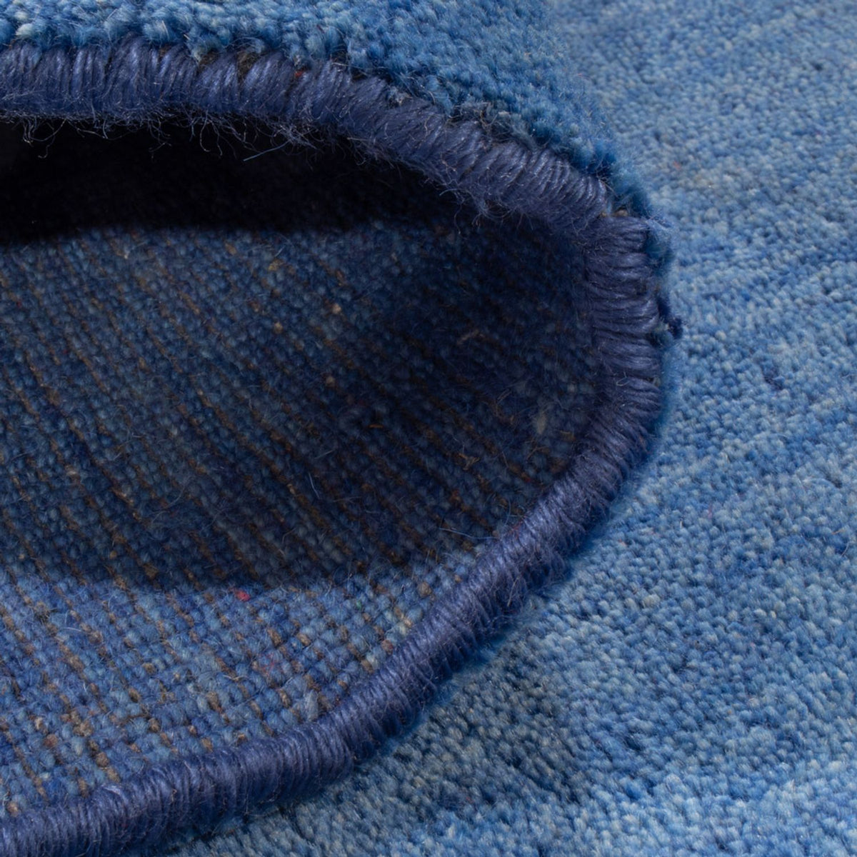 Tappeto Gabbeh - Softy quadrato  - 150 x 150 cm - blu