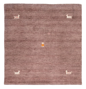 Tappeto Gabbeh - Softy quadrato  - 150 x 150 cm - marrone