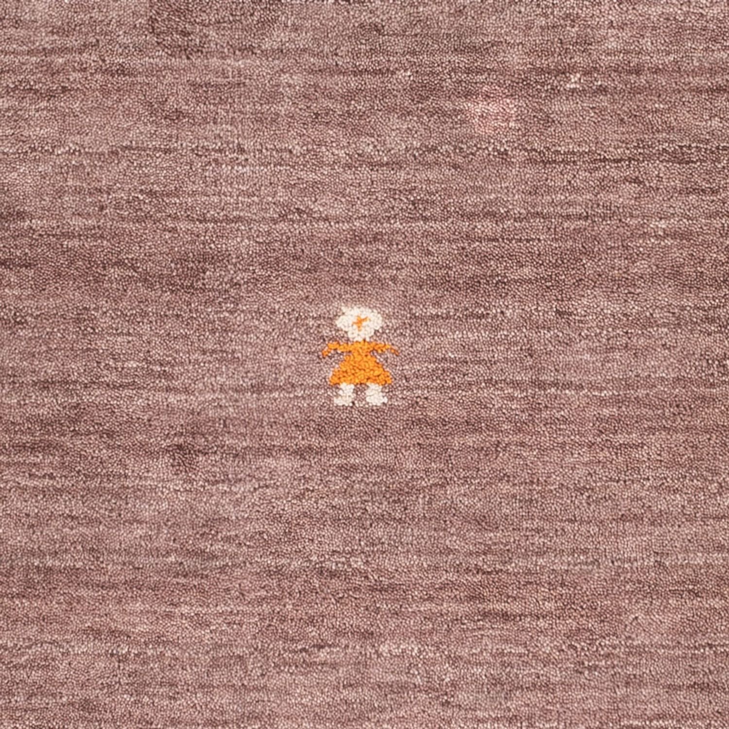 Tappeto Gabbeh - Softy quadrato  - 150 x 150 cm - marrone