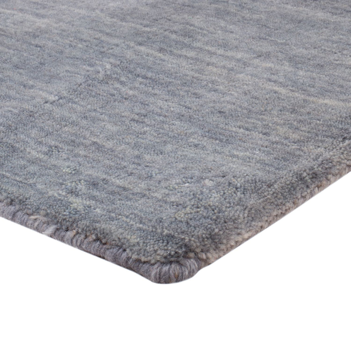 Tappeto Gabbeh - Loribaft Softy quadrato  - 150 x 150 cm - grigio