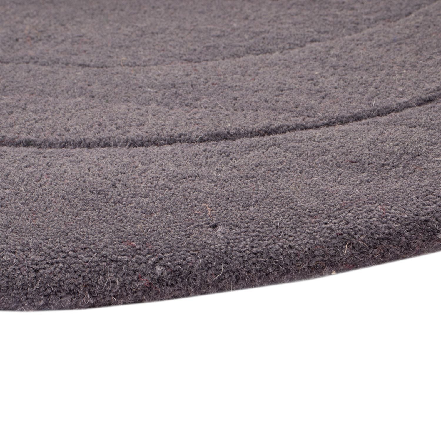 Tappeto di lana forma speciale  - 90 x 60 cm - grigio