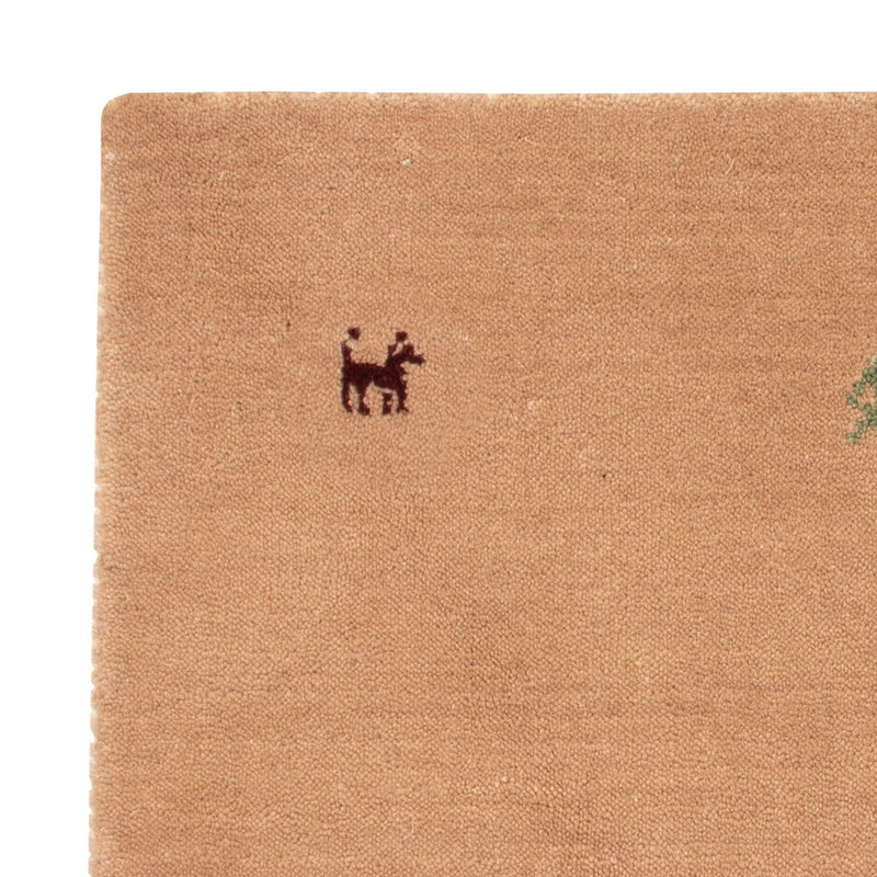 Tappeto Gabbeh - Softy - 65 x 60 cm - beige