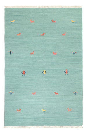 Tappeto Kelim - Tendenza - 240 x 160 cm - turchese
