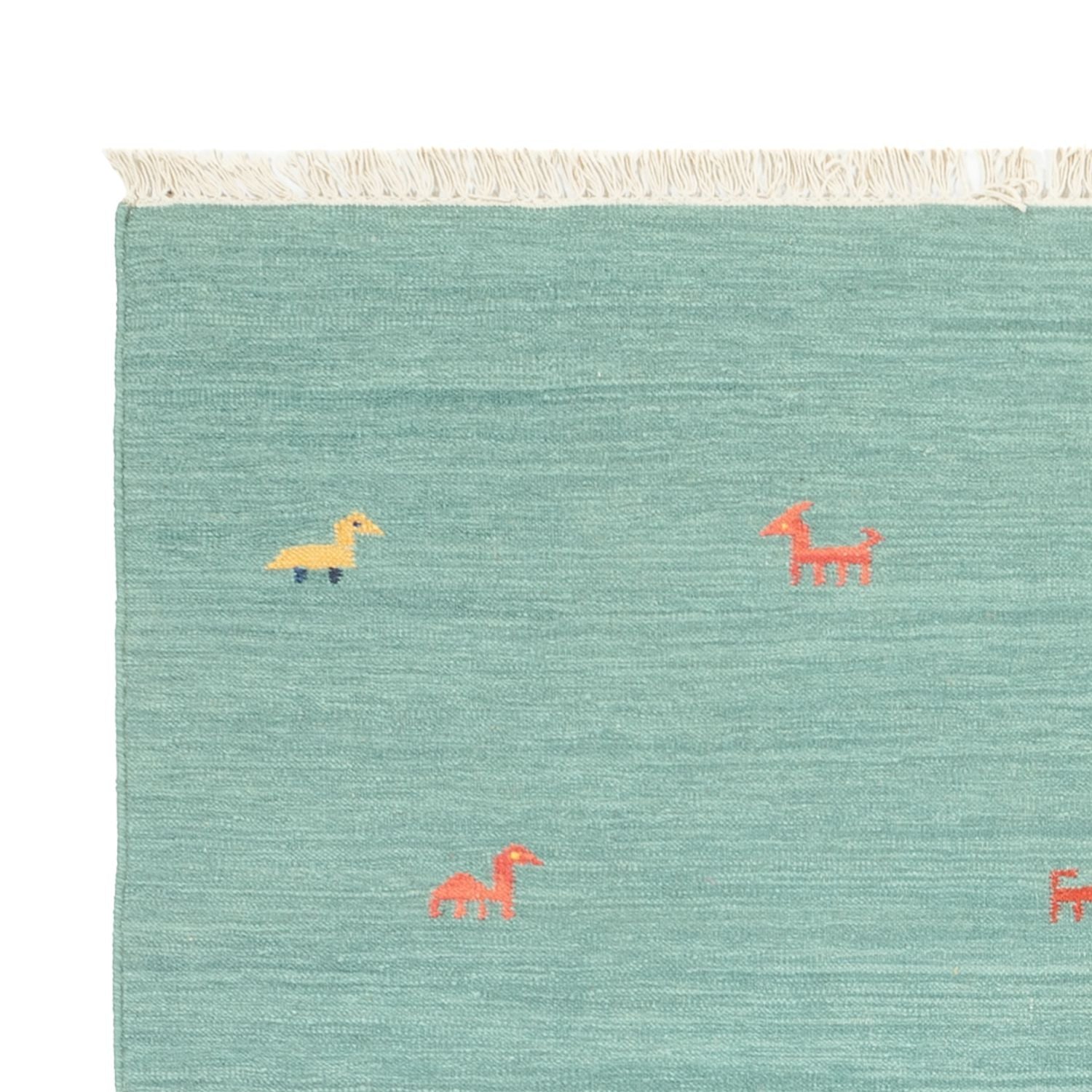 Tappeto Kelim - Tendenza - 240 x 160 cm - turchese