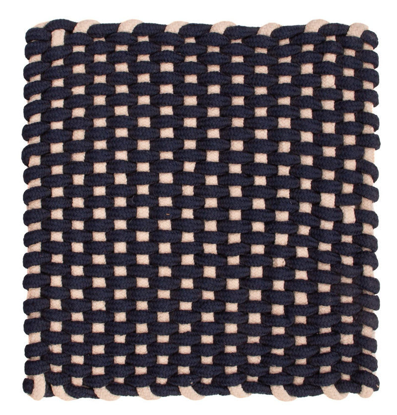 Tappeto quadrato  - 41 x 41 cm - blu scuro