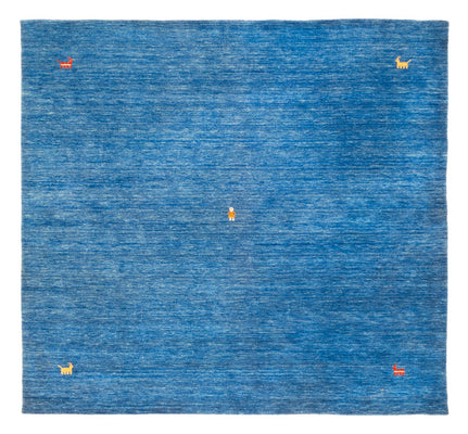 Tappeto Gabbeh - Softy quadrato  - 250 x 250 cm - blu