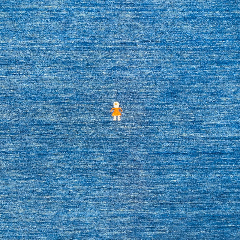 Tappeto Gabbeh - Softy quadrato  - 250 x 250 cm - blu