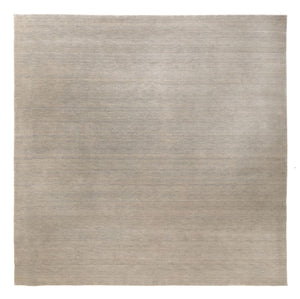 Tappeto Gabbeh - Loribaft Softy quadrato  - 250 x 250 cm - argento
