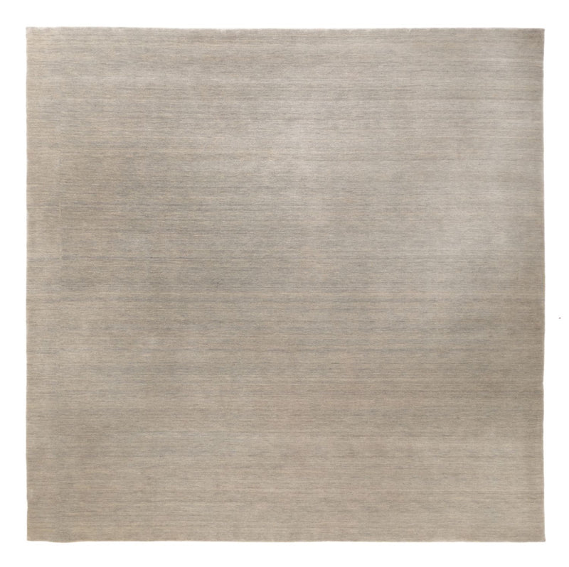 Tappeto Gabbeh - Loribaft Softy quadrato  - 250 x 250 cm - argento