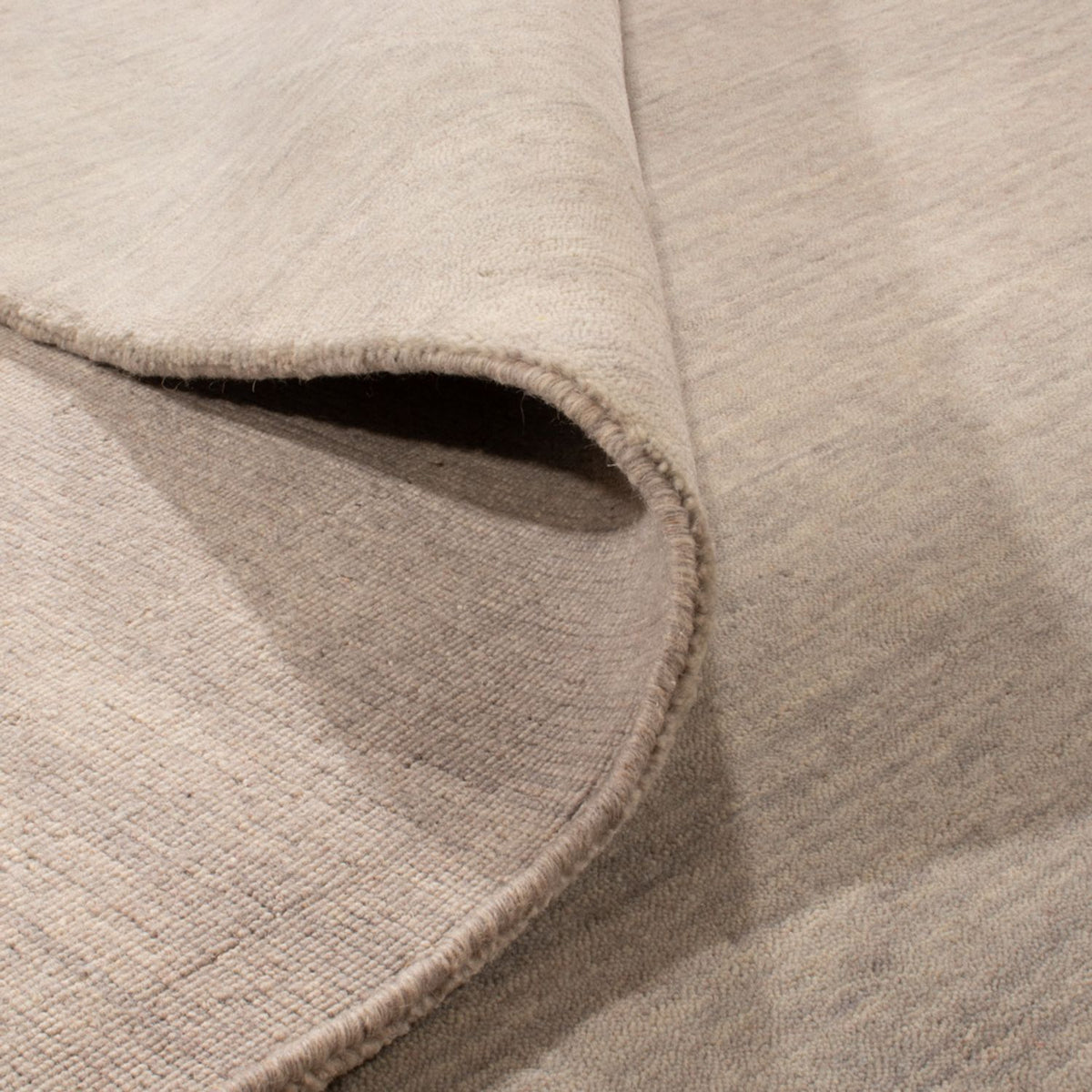 Tappeto Gabbeh - Loribaft Softy quadrato  - 250 x 250 cm - argento