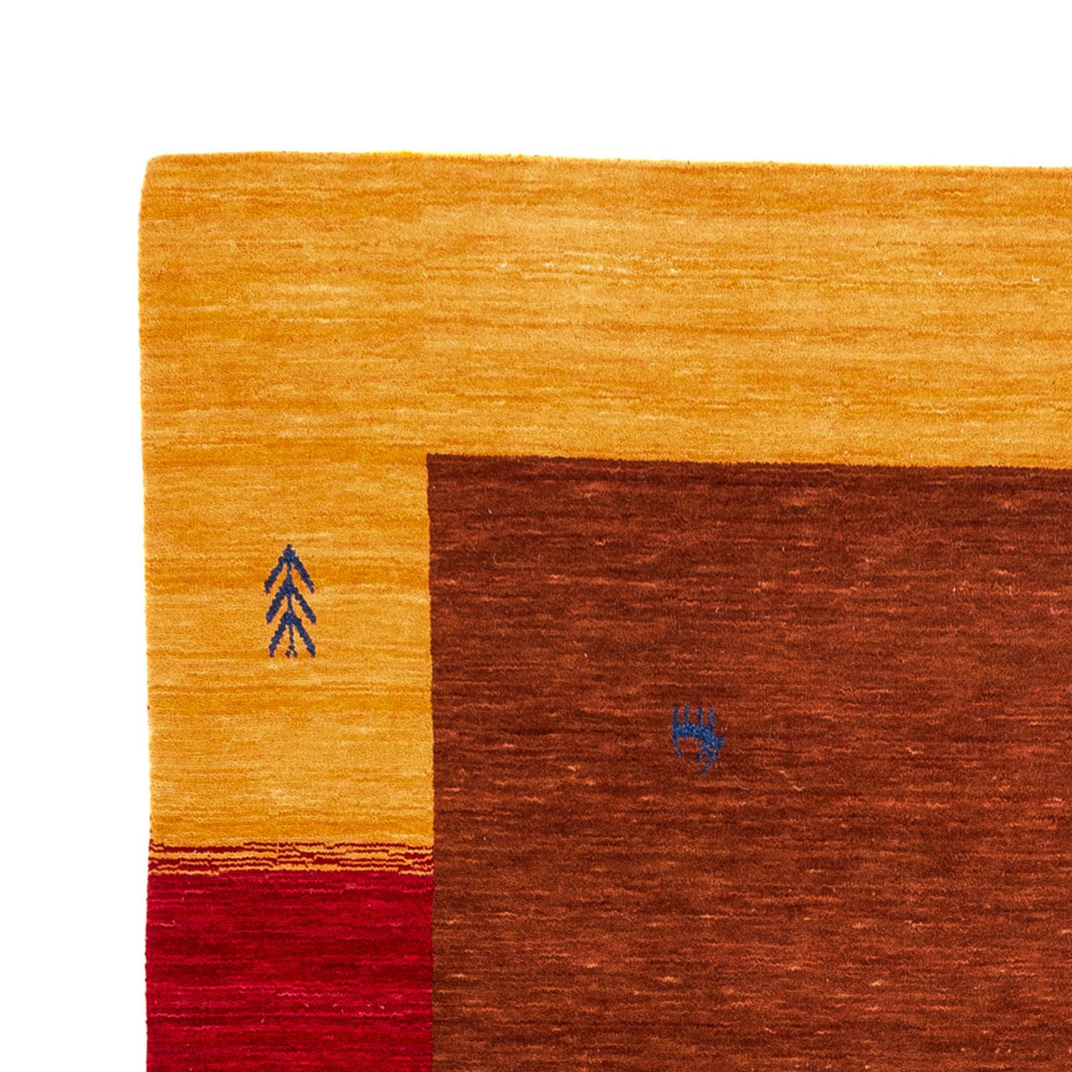 Tappeto Gabbeh - Loribaft Softy - 240 x 170 cm - marrone