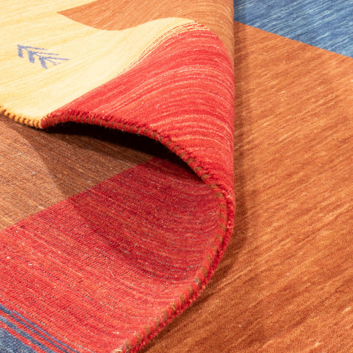 Tappeto Gabbeh - Loribaft Softy - 240 x 170 cm - marrone