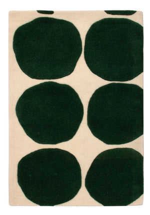 Tappeto di lana - 90 x 60 cm - verde
