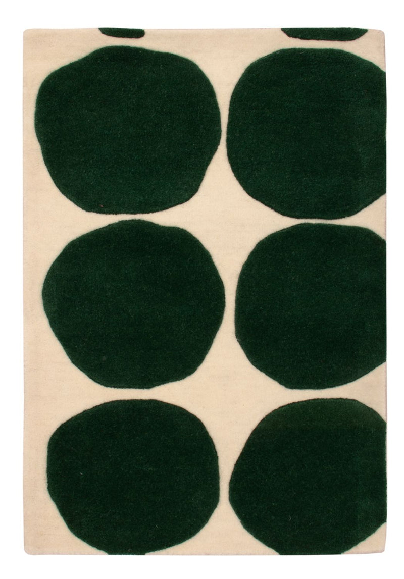 Tappeto di lana - 90 x 60 cm - verde