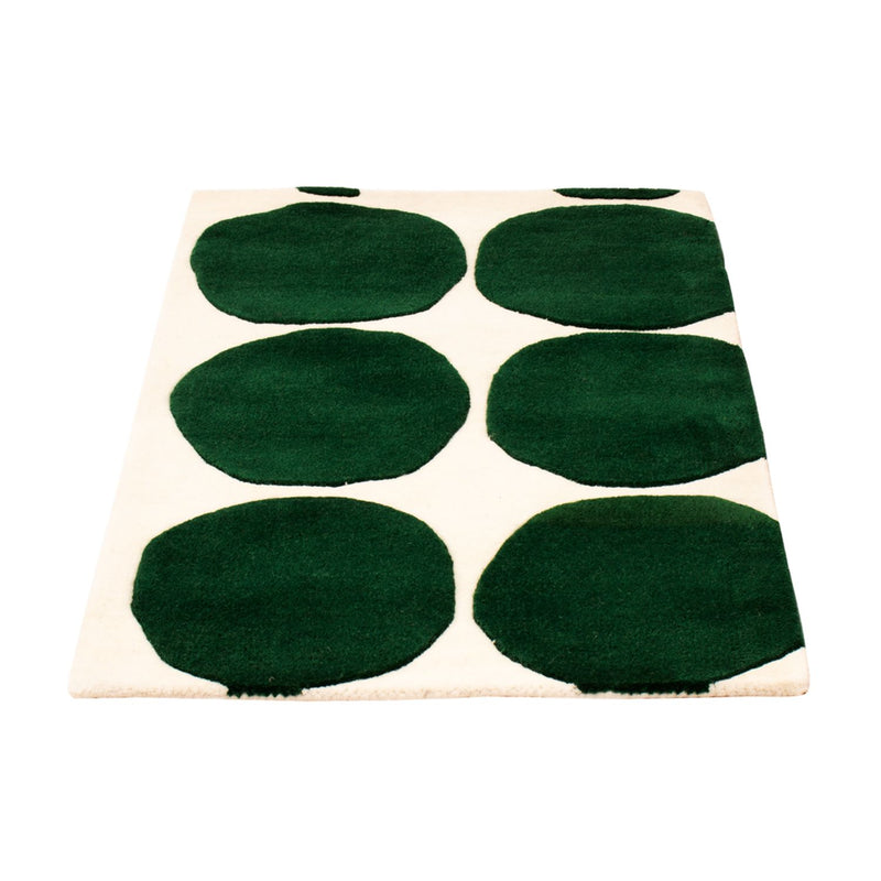 Tappeto di lana - 90 x 60 cm - verde
