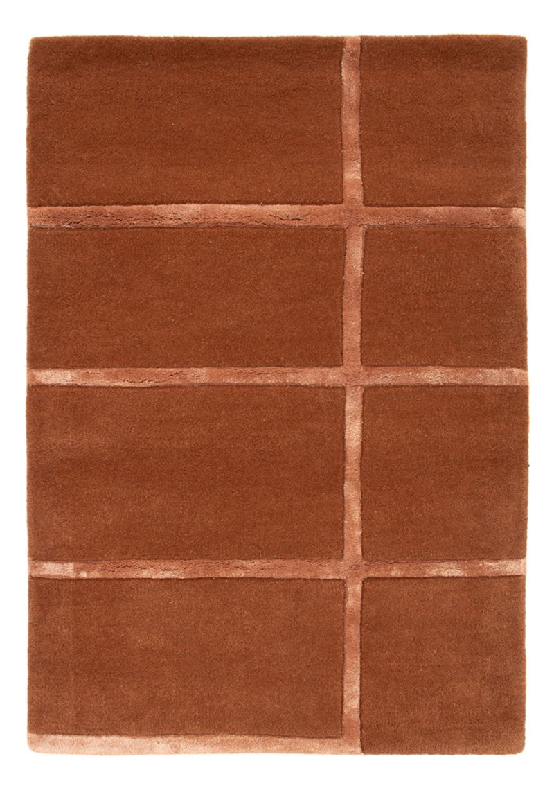 Tappeto di lana - 90 x 60 cm - marrone