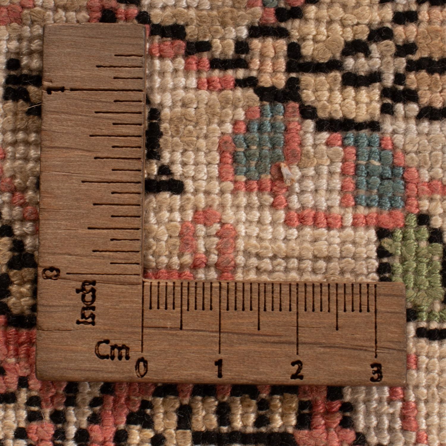 Tappeto di seta - Seta del Kashmir - 103 x 60 cm - beige