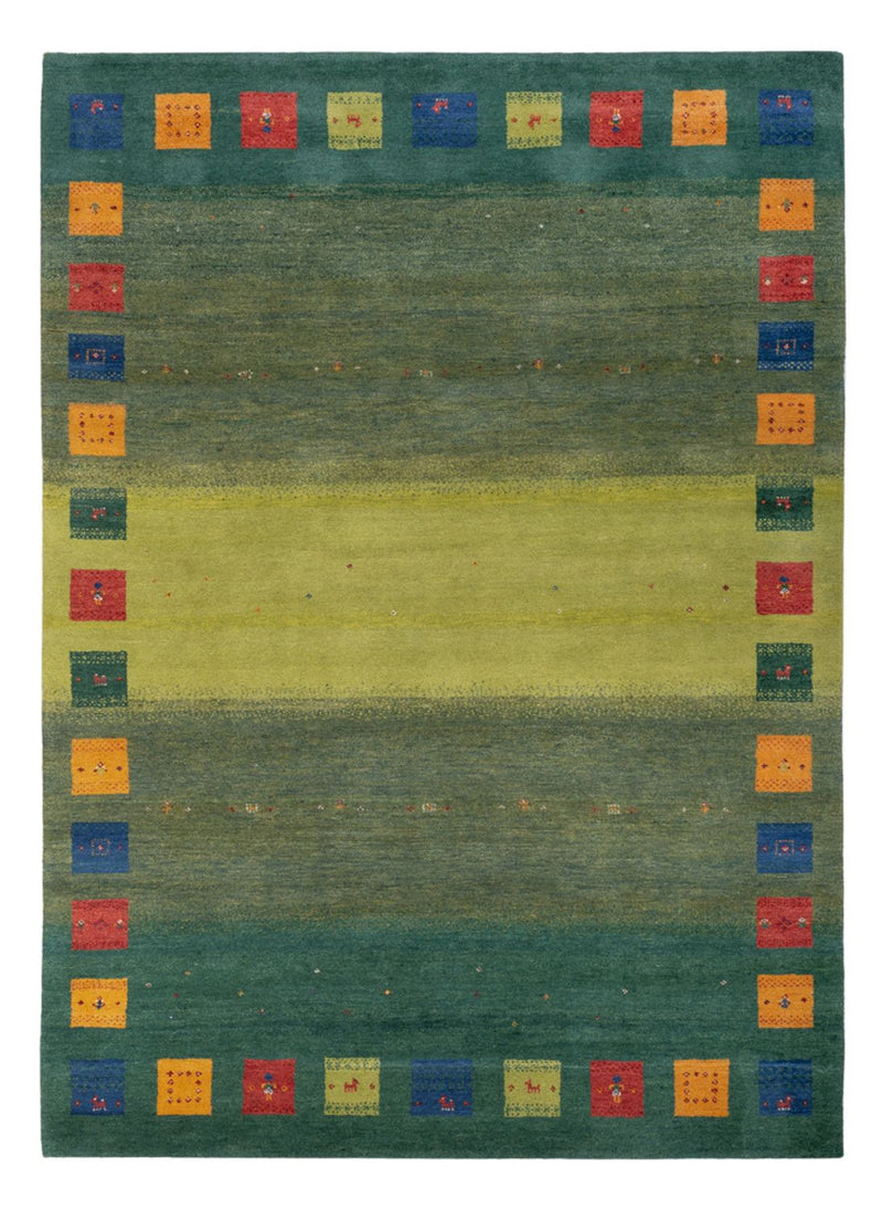 Tappeto Gabbeh - Loribaft Indus - 240 x 170 cm - verde