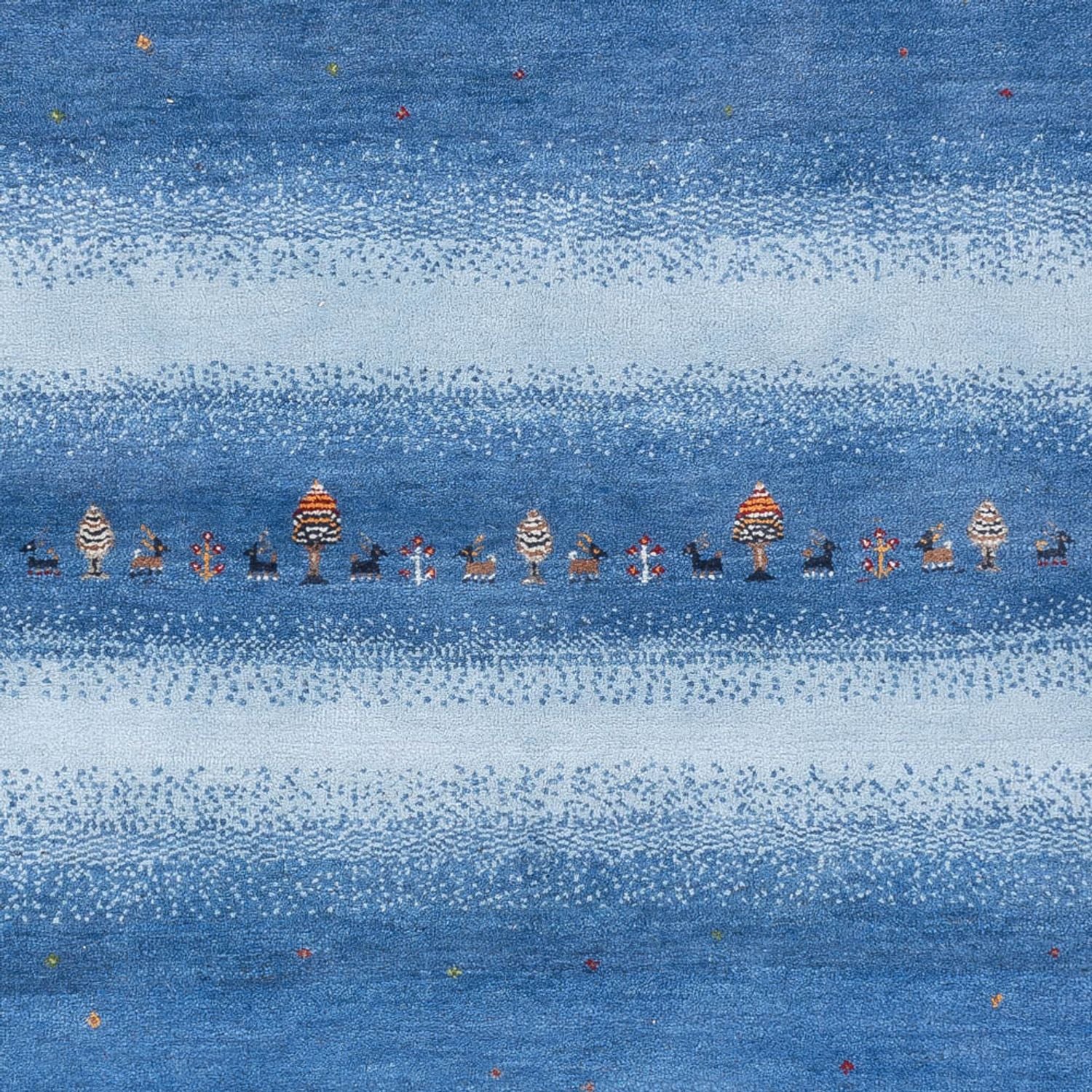 Tappeto Gabbeh - Loribaft Indus - 243 x 169 cm - blu