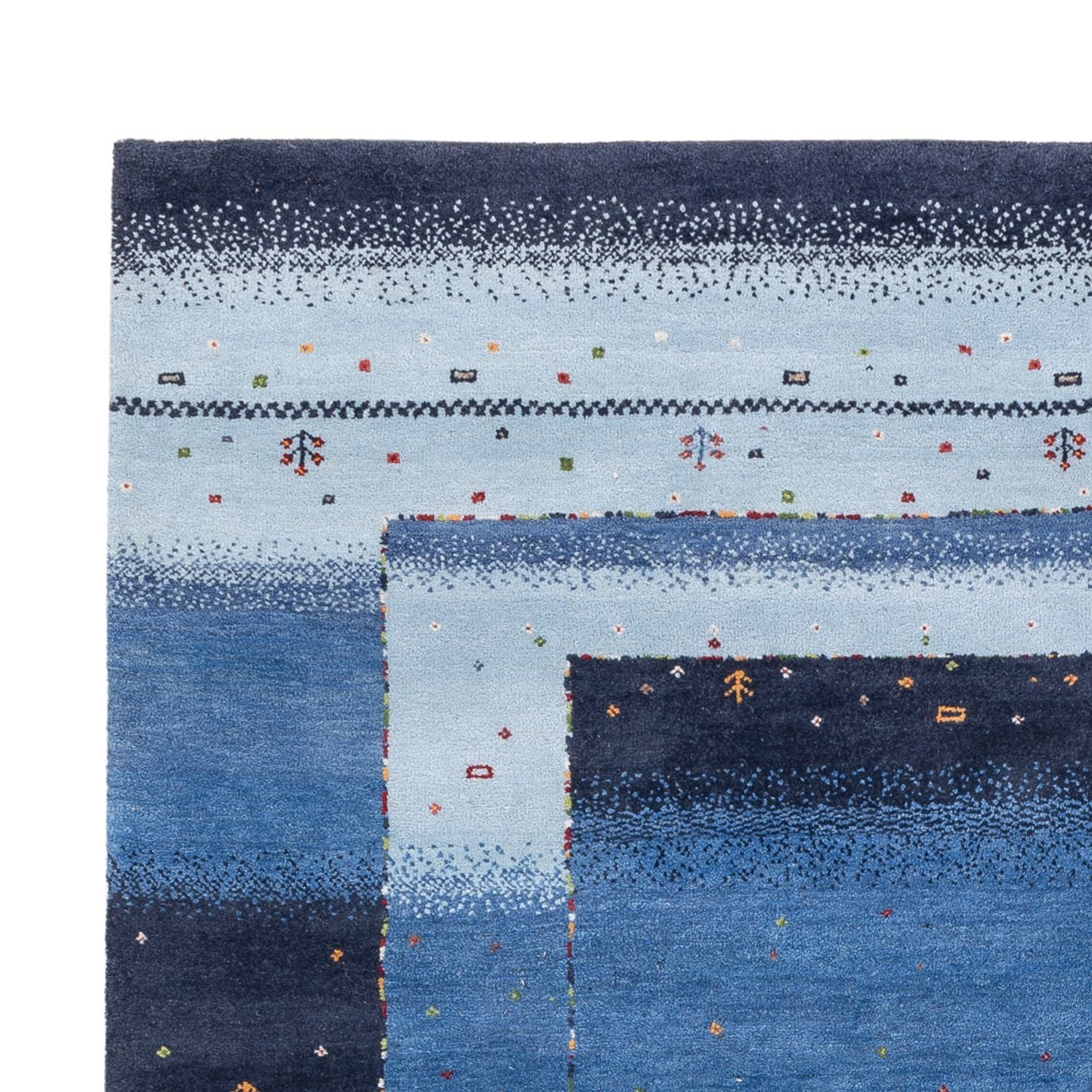 Tappeto Gabbeh - Loribaft Indus - 243 x 169 cm - blu