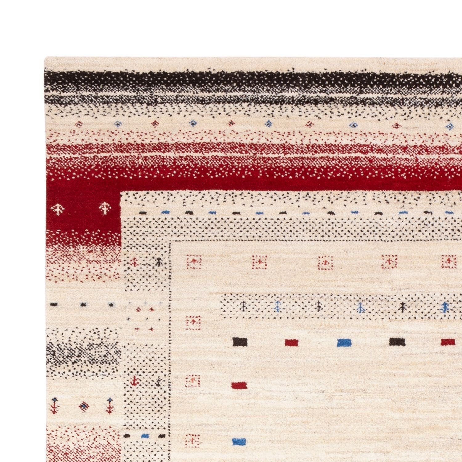 Tappeto Gabbeh - Loribaft Indus - 242 x 168 cm - crema