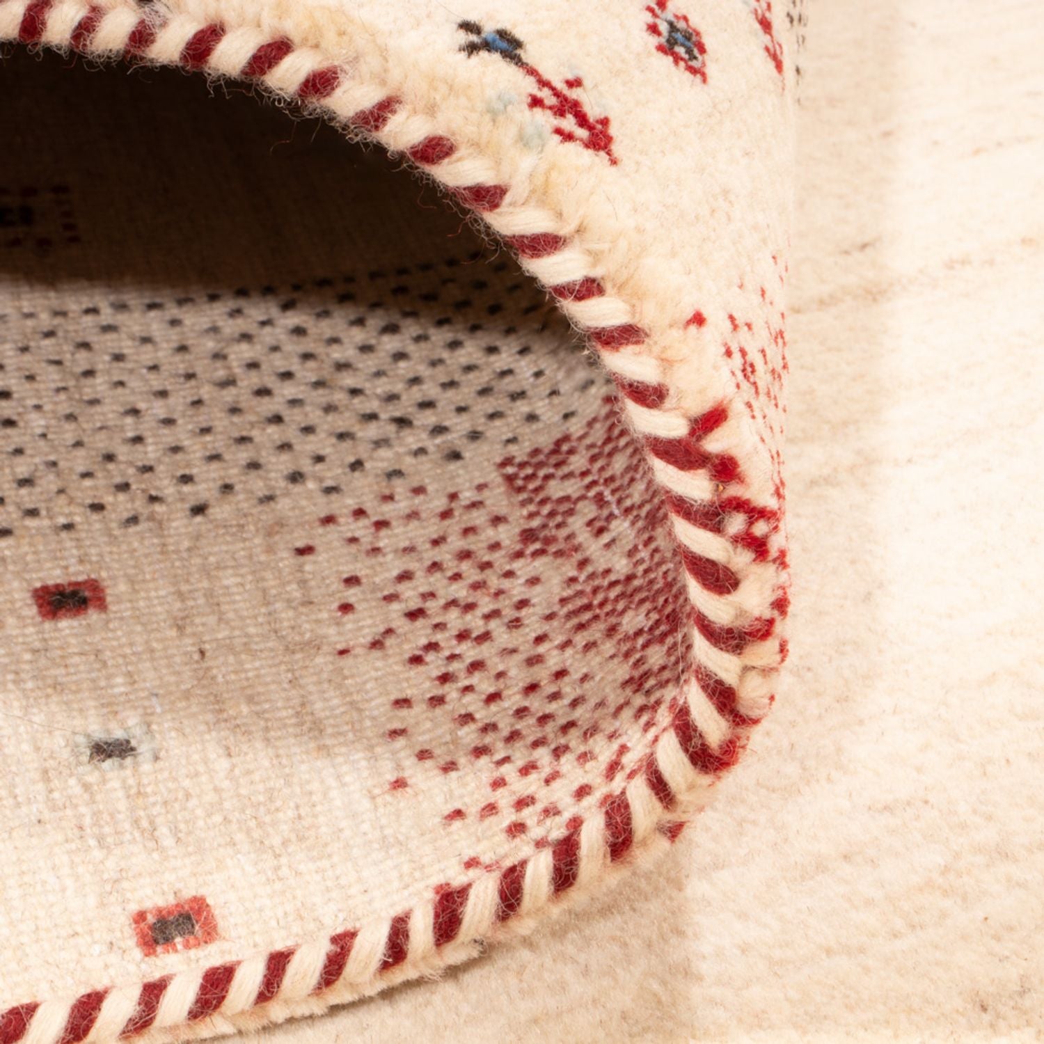 Tappeto Gabbeh - Loribaft Indus - 242 x 168 cm - crema