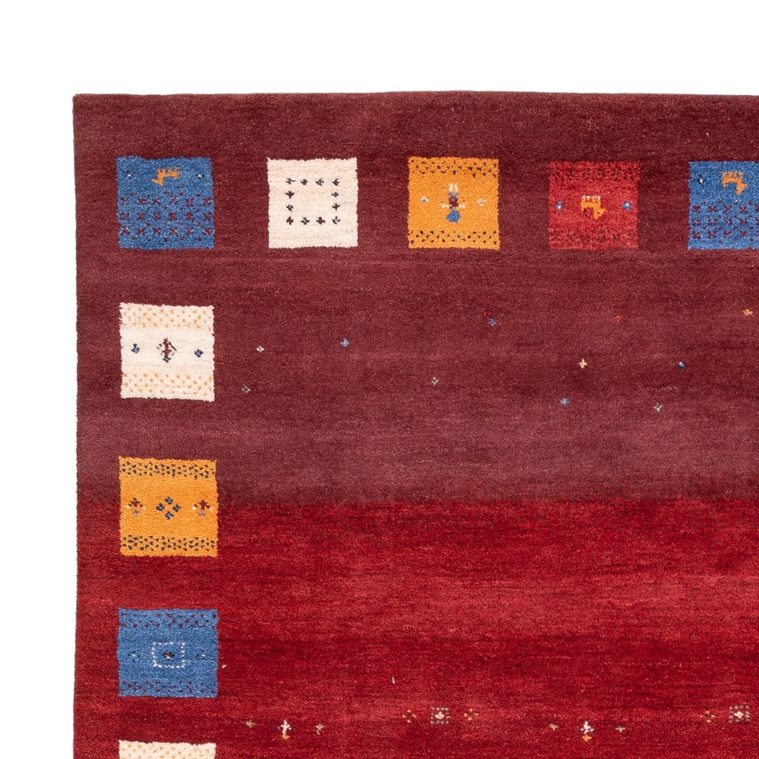 Tappeto Gabbeh - Loribaft Indus - 245 x 170 cm - rosso